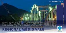 No Médio Vale tem Eleições SIMESC 2021 