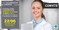 SIMESC convida formandos da Unisul Tubarão para conversa on-line