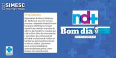Apontamentos do SIMESC sobre reforma da previdência é divulgada por Fábio Gadotti