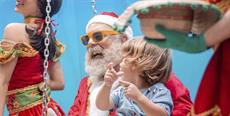 Visita do Papai Noel Surfista e atrações natalinas gratuitas em Florianópolis