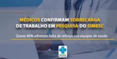 Médicos confirmam sobrecarga de trabalho em pesquisa 