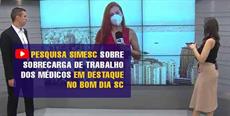 Pesquisa SIMESC em destaque no Bom Dia SC