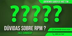 Dúvidas sobre RPM? Fale conosco! 
