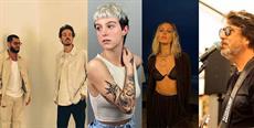 Reis do Nada, Flora Cruz, Gazu e Laura Padaratz cantam juntos no Rio Tavares, em Florianópolis