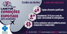 Lagetur Floripa garante desconto em serviços de viagem