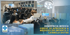 SIMESC se apresenta a residentes do Infantil e Carmela Dutra
