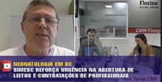 SIMESC reforça a rádio CBN urgência em melhorias nas UTIS neonatais