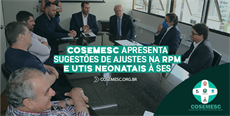 COSEMESC apresenta sugestões de ajustes na RPM à SES