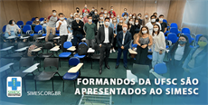 Formandos da UFSC são apresentados ao SIMESC