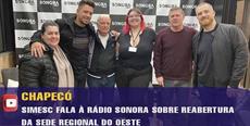 Diretores do SIMESC falam à Rádio Sonora sobre reabertura de sede