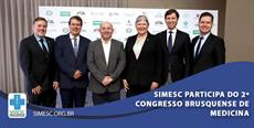 SIMESC participa do 2º Congresso Brusquense de Medicina