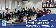 Serviços do SIMESC são apresentados aos médicos de Pomerode