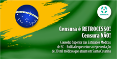 Censura é RETROCESSO!