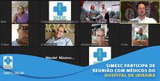 SIMESC participa de reunião com médicos do hospital de Ibirama