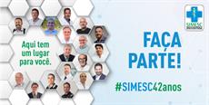 Um recado para os médicos: SIMESC 42 ANOS: Faça parte!