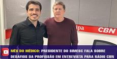 Presidente do SIMESC fala sobre desafios da profissão para rádio CBN