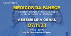 SIMESC convoca médicos da FAHECE para assembleia geral