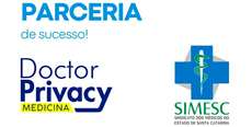 DOCTOR PRIVACY: A pioneira em adequação à LGPD na área da saúde é parceira do SIMESC