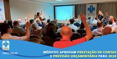 SIMESC: Médicos aprovam prestação de contas e previsão orçamentária para 2024