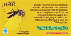 Dengue: Faça sua parte e defenda sua família!