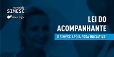LEI DA ACOMPANHANTE: Tem o apoio do SIMESC!