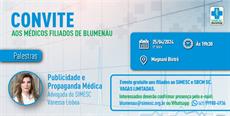 Convite aos médicos de Blumenau