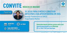 Convite aos médicos de Brusque 