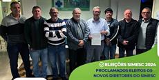 Proclamados eleitos os novos diretores do SIMESC