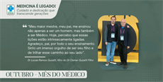 "Seguir os passos de nossos pais é uma tarefa repleta de responsabilidade e satisfação"
