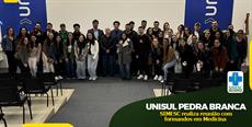 SIMESC realiza reunião com formandos em Medicina da Unisul Pedra Branca