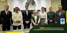 SIMESC participa de reunião com a nova gestão da Unimed Grande Florianópolis
