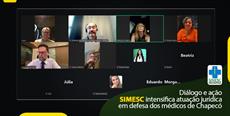 Diálogo e ação: SIMESC intensifica atuação jurídica em defesa dos médicos de Chapecó