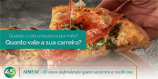 Quanto custa uma pizza por mês?