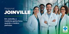 Em Joinville, a medicina ganha força quando o médico participa.