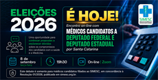 É HOJE! MÉDICOS E ELEIÇÕES EM DEBATE