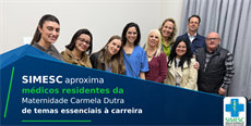 SIMESC aproxima médicos residentes da Maternidade Carmela Dutra de temas essenciais à carreira