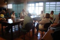 Comitiva do SIMESC realiza reunião de trabalho em Mafra
