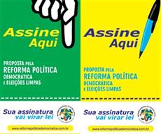 SIMESC apoia campanha para reforma do sistema político brasileiro