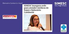 Jornal Página 3 destaca inauguração da nova sede do SIMESC em Itajaí