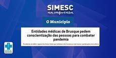 Jornal O Município repercute pedido de entidades médicas no combate à pandemia