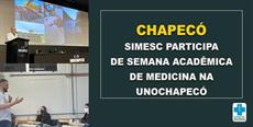 SIMESC participa de Semana Acadêmica de Medicina
