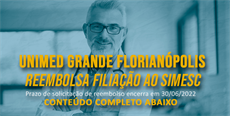 Unimed Grande Florianópolis reembolsa filiação ao SIMESC
