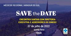 Save the Date: Encontro/Jantar em Jaraguá do Sul