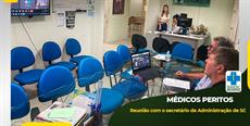 Médicos peritos: SIMESC participa de reunião com o secretário de Administraçã.....