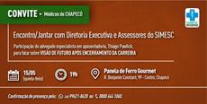 CONVITE: Encontro/Jantar em Chapecó