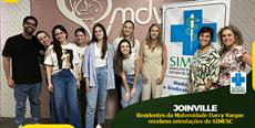 Residentes da Maternidade Darcy Vargas recebem orientações do SIMESC