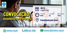 Convocação AGO para 8 de dezembro