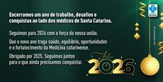 Obrigado por 2025. Juntos, seguimos mais fortes em 2026 