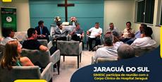 SIMESC participa de reunião com o Corpo Clínico do Hospital Jaraguá